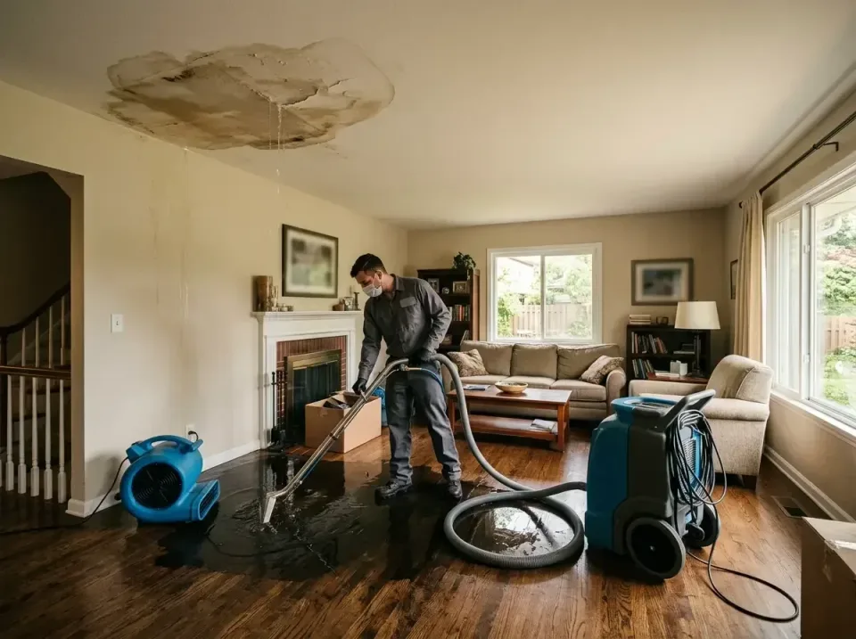 attic-pipe-burst-ceiling-drip-008 — frequently asked questions, Water Damage Restoration & Carpet Care in Braidwood, IL